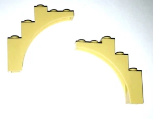 2x LEGO® Halbbogen Bogen-Stein 1x5x4 2339 NEU Beige Tan - Picture 1 of 1