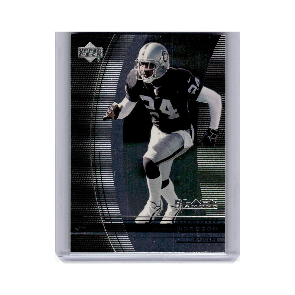 Charlie Woodson 1999 Upper Deck Black Diamond #79 Oakland Raiders NM - Image 1 of 3