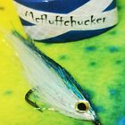 PIKE /BASS FLY - 3 inch fried alive flash blue by "mcfluffchucker