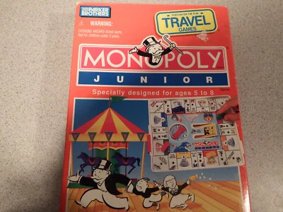 Vintage 1991 Monopoly Junior Travel Game Complete - Image 1 of 4