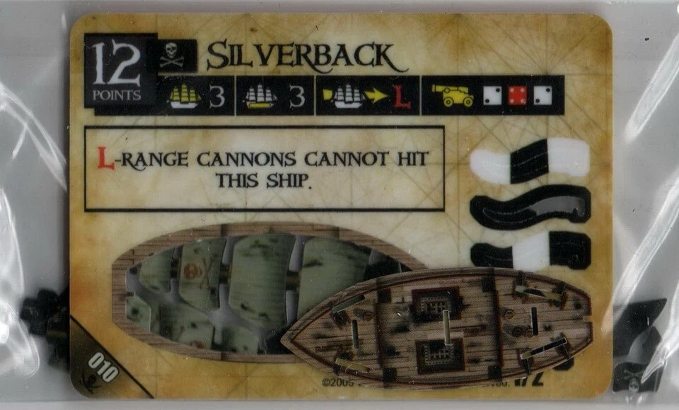 Wizkids Pirates Pocketmodel - Silverback PotSMU-010 U - Image 1 of 1