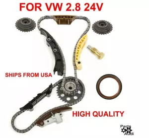 24v ENGINE TIMING CHAIN KIT W SPROCKETS EUROVAN,GTI,GOLF, JETTA 2.8 VR6 24V - Picture 1 of 3