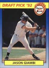 1992 Front Row Draft Picks #40 Jason Giambi  
