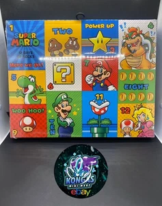 Super Mario Brothers Crew Socks And No- Show Socks Nintendo 12 Pairs NWT SZ 4-10 - Picture 1 of 3
