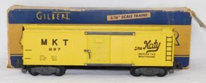 Boxed American Flyer 937 MKT Yellow Boxcar Missouri Kansas Texas Katy 1953-54 - Picture 1 of 16