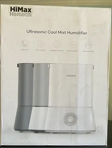 Homech HM-AH001 Black 360 Nozzle Ultrasonic Cool Mist Humidifier Home Use - Picture 1 of 4
