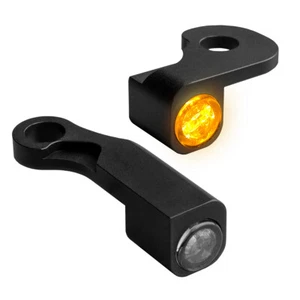 Heinzbikes Nano Intermitente Apto para Softail 2015-2017: Negro Sin Positionsli - Imagen 1 de 8