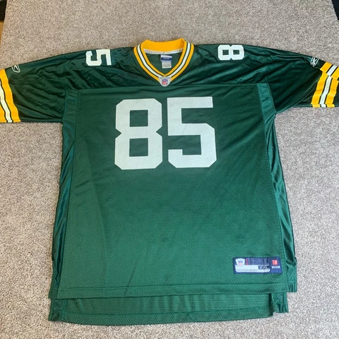 Greg Jennings Green Bay Packers #85 Reebok Mens Jersey Yellow Football-NFL 2XL Cover
