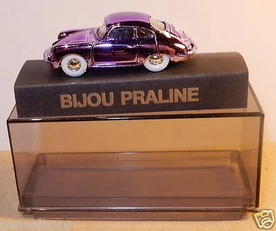 PIN'S BIJOU PRALINE HO 1/87 PORSCHE 356 VIOLET METAL IN BOX NEUF - Photo 1/3