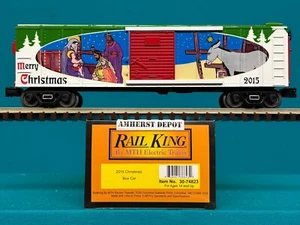 30-74823 MTH Railking 2015 Navidad Box Car O/O27 Nuevo - Imagen 1 de 1