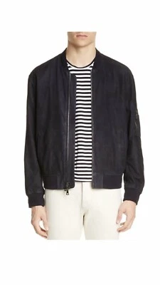 Chaqueta bomber de gamuza colección John Varvatos. 54/XL. $1998 Foto 1 de 4