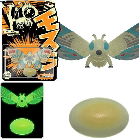 Mothra Godzilla Glow in the Dark Super7 Reaction Action Figure Cover