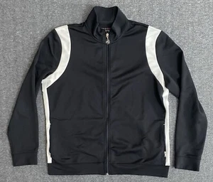 New York & Co Sport Full Zip Jacket Black White Size L - Picture 1 of 8
