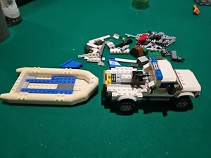 LEGO CITY: Police Patrol (60045) INCOMPLETE SET. Truck, Boat, Parts - Picture 1 of 6