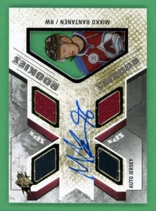 Mikko Rantanen 2015-16 Upper Deck SPX Rookie Auto/Jersey /499 #147 - Picture 1 of 2