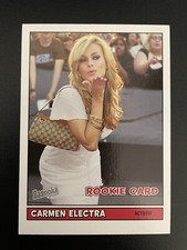 2005-06 Topps Bazooka Carmen Electra Rookie Rc Basketball Card