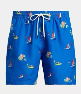 Polo Ralph Lauren Traveler Swim Shorts Blue (L, XL) NEW W TAG - Picture 1 of 8
