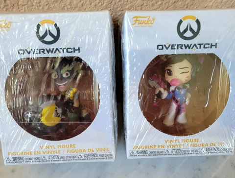 Lot Of 2 OVERWATCH Funko Mini Vinyl Figures S1 - D.VA  & JUNKRAT New in Box Cover