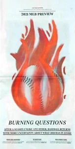 2021 MLB Preview USA Today Exclusive Special Edition Newspaper Baseball Returns - Picture 1 of 7