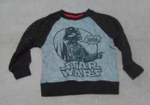 Star Wars Boys Black and Gray Sweater Size XS - Picture 1 of 6