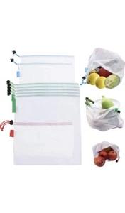 Bolsas de productos reutilizables para el hogar Klickpick - blancas - paquete de 9 - Imagen 1 de 3