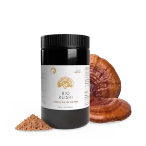 Pilze Wohlrab | Reishi Pilz Pulver für Tiere | 300g | Bio-Qualität | Vitalpilze - Bild 1 von 9