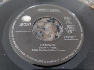 GUNS N' ROSES 45 " Patience " GEFFEN Canada 1988' - Picture 1 of 2