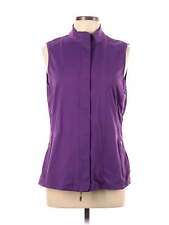 Clover by Bobby Jones Women Purple Vest L