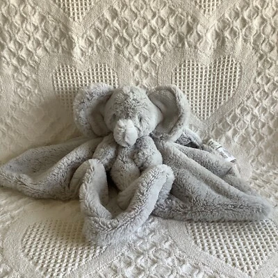 Koala Baby Lovey Elephant Infant Security Blanket Rattle Gray - Image 1 of 4