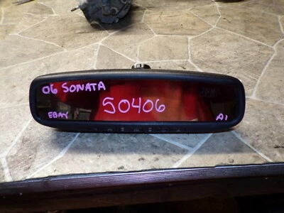 ☼2006-2010 HYUNDAI SONATA 06-11 AZERA 07-12 SANTA FE UPPER REAR VIEW MIRROR OEM - Image 1 of 4