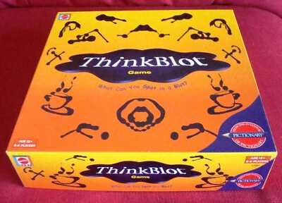 NEW THINKBLOT Game, MATTEL 2000, from the makers of Pictionary,Family fun,Age12+ - Image 1 of 4