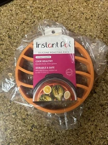 Instant Pot Orange Silicone Roasting Rack - Compatible w/ 6 & 8 Quart Compatible - Picture 1 of 2