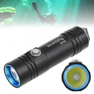 800 Lm LED Scuba Diving Flashlight Torch Light Underwater Dive Lamp Waterproof - Picture 1 of 12