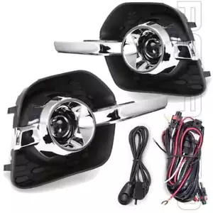 Fit 2010 2011 2012-2015 Chevrolet Chevy Equinox Fog Lights Kit with Bezel Wiring - Bild 1 von 6
