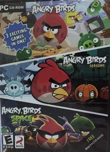 Nuovo - Gioco PC - Angry Birds/Angry Birds Seasons/Angry Birds Space - Nuovo - Sigillato - Foto 1 di 1
