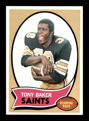 1970 Topps #243 Tony Baker FB RC NM/NM+ X3581074 - Image 1 of 3