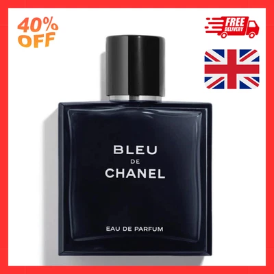 Bleu de Chanel Eau de Parfum 100ml for Men – New & Sealed RRP 125£ FREE SHIPPING