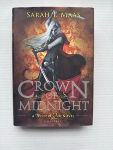 Crown of Midnight by Sarah J. Maas HC Dust Jacket OOP 1ST EDITION 1ST PRINT - Picture 1 of 9
