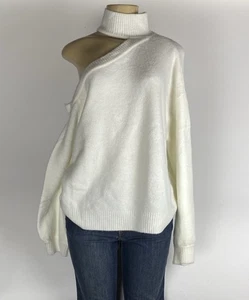 Neu Camila Coelho Pullover One Shoulder Pulli Damen Gr. M - Bild 1 von 7