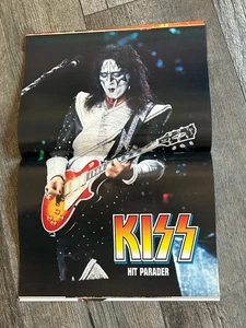 KISS Magazine Hit Parader Jan 1997 Ace Frehley Poster Reunion Tour Vintage Kiss - Picture 1 of 4