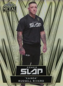 LEAF 2025 POWER SLAP METAL RUSSELL RIVERO #16 129/149 SILVER PRISMATIC PARALLEL - Bild 1 von 2