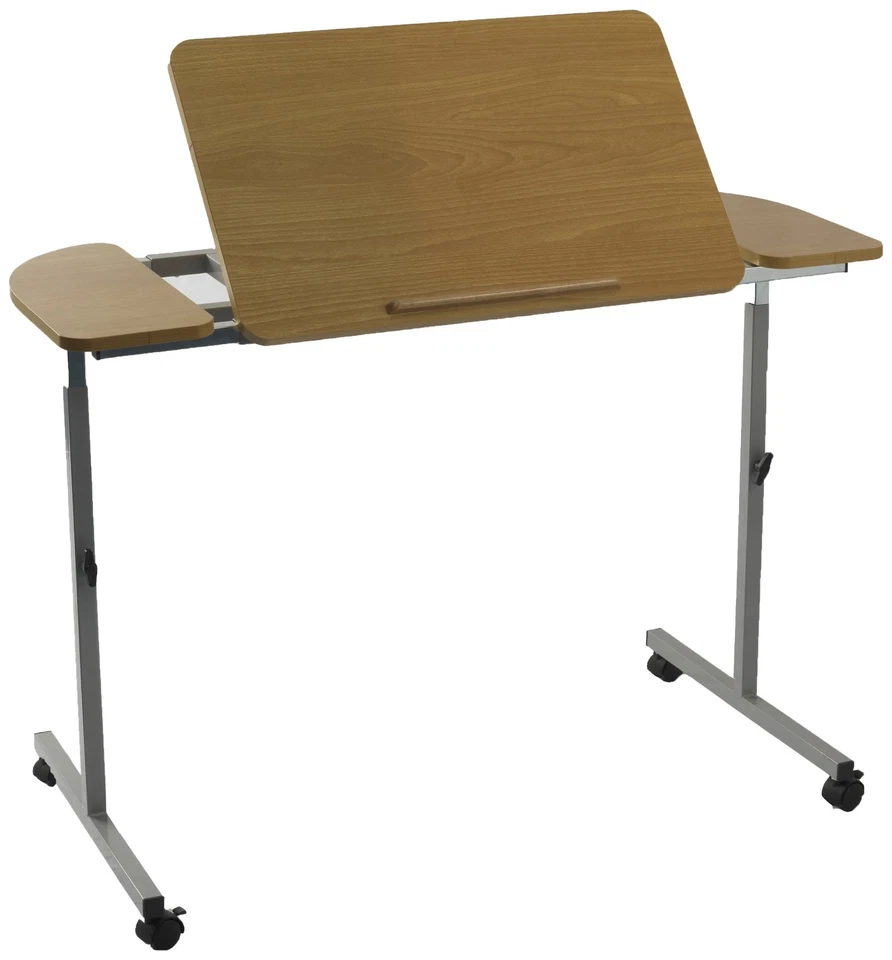 NRS Healthcare M66832 Wheeled and Tilting Over Bed or Chair Table