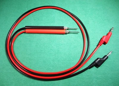 Simpson 260 40" aftermarket meter Test Leads 4mm Banana Plug & fixed Probe ends - Image 1 of 4
