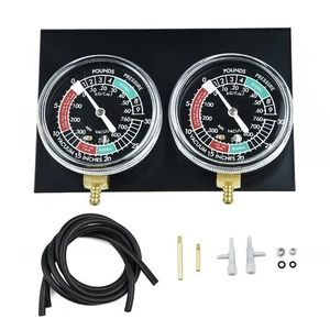 New Motorcycle Carb Carburettor Vacuum Balancer Gauge With Hose Kit 2 Cylinder - Picture 1 of 13