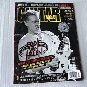 Guitar World Magazine February 2016 Eddie Van Halen - Picture 1 of 2