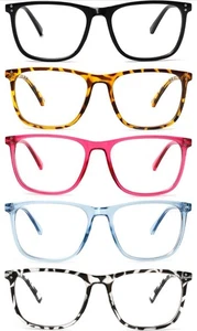 5er Pack Lesebrillen für Damen Herren Blaulicht blockierend 1,00 - Bild 1 von 6