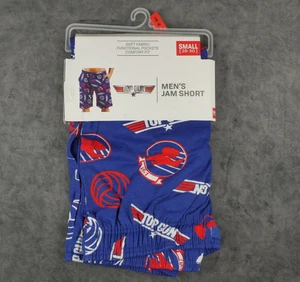 Top Gun VF-1 blau Schlaf Pyjama PJ Jam Shorts Herren Größe Small neu mit Etikett - Bild 1 von 6