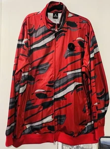 Jordan Jacke Herren 2XL rot grau Camouflage Track Full Zip Jumpman Patch 23 sportlich - Bild 1 von 5