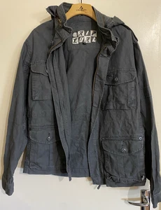 Men's Grey Jacket, Rip Curl Brand, Worn, Little Faded, Broken Button, Size M - Picture 1 of 7