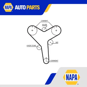 Timing Belt fits TOYOTA ALPHARD 3.0 03 to 08 1MZ-FE Gates 1356809050 1356809080 - Picture 1 of 8